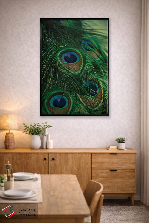 تابلو دکوراتیو درخشان و رنگین تاب اثر اولیویا جوی سنت کلر - D4B