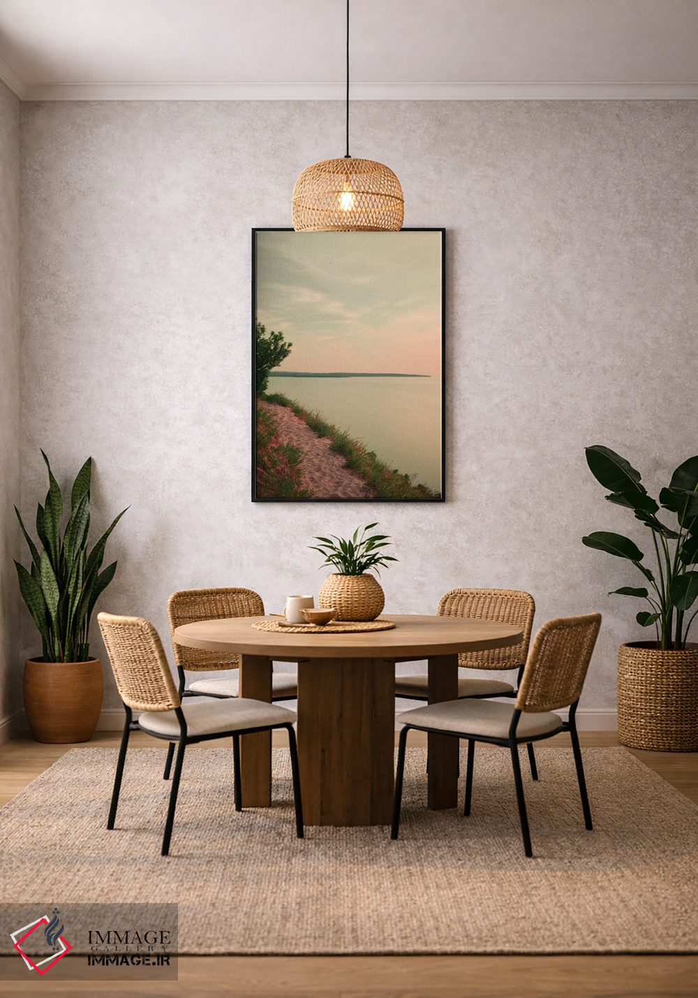 تابلو دکوراتیو چشم انداز غروب اثر اولیویا جوی سنت کلر - D5B