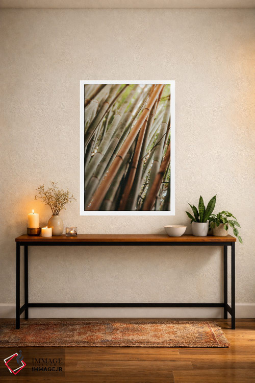 تابلو مینیمال مطالعه بامبو LI اثر اولیویا جوی سنت کلر - D2W