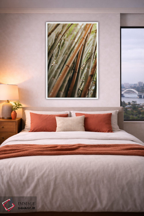 تابلو مینیمال مطالعه بامبو LI اثر اولیویا جوی سنت کلر - D3W