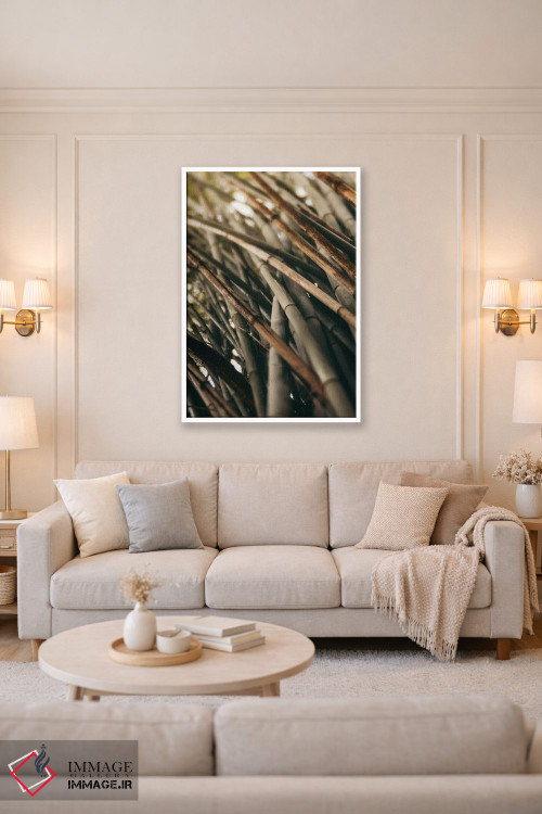 تابلو مینیمال مطالعه بامبو L اثر اولیویا جوی سنت کلر - D1W