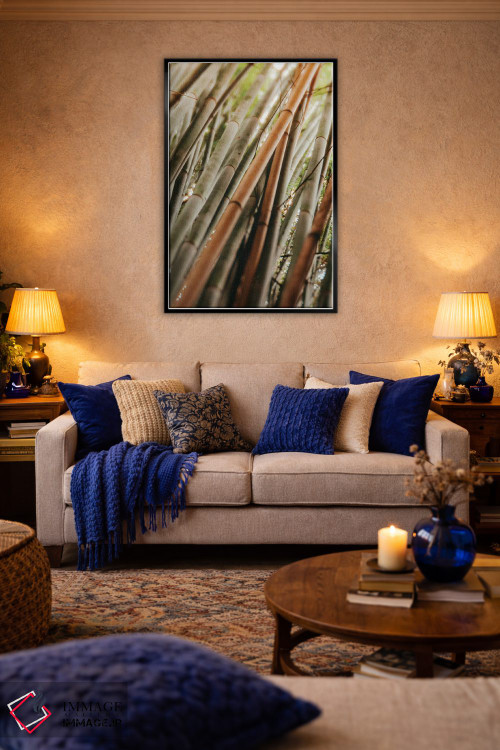 تابلو مینیمال مطالعه بامبو LI اثر اولیویا جوی سنت کلر - D5B