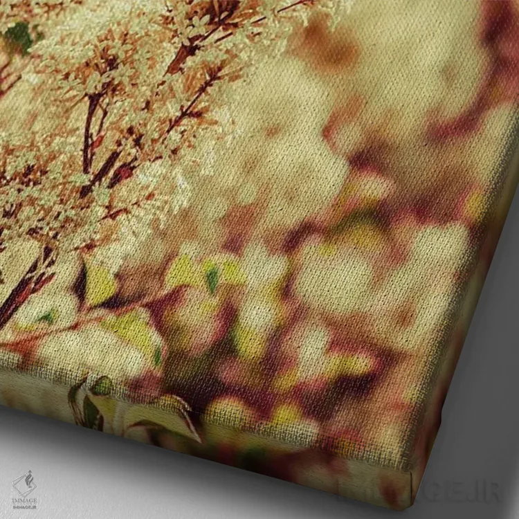 تابلو دکوراتیو آرام باش عزیزم اثر اولیویا جوی سنت کلر - نمای نزدیک بافت بوم