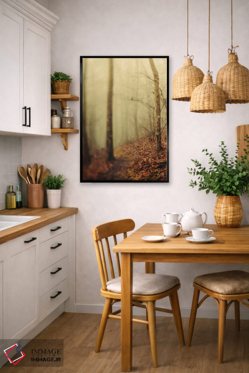 تابلو دکوراتیو درختان در مه III اثر اولیویا جوی سنت کلر - D5B