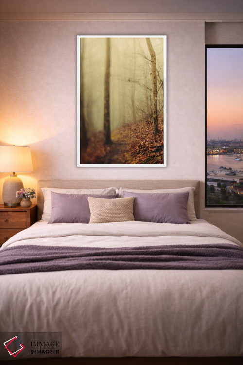 تابلو دکوراتیو درختان در مه III اثر اولیویا جوی سنت کلر - D3W