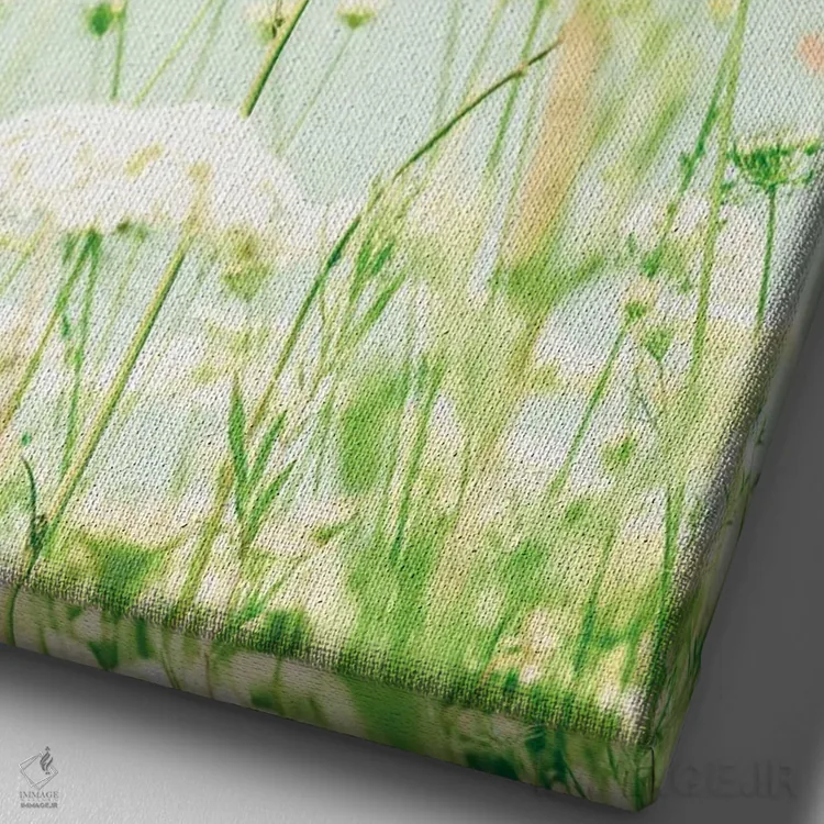 تابلو دکوراتیو دل گشاده اثر اولیویا جوی سنت کلر - نمای نزدیک بافت بوم