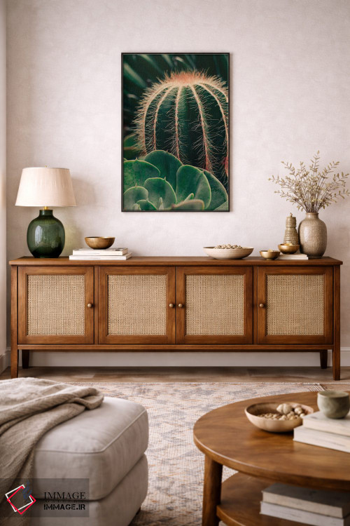 تابلو دکوراتیو کاکتوس و ساکولنت اثر اولیویا جوی سنت کلر - D4B