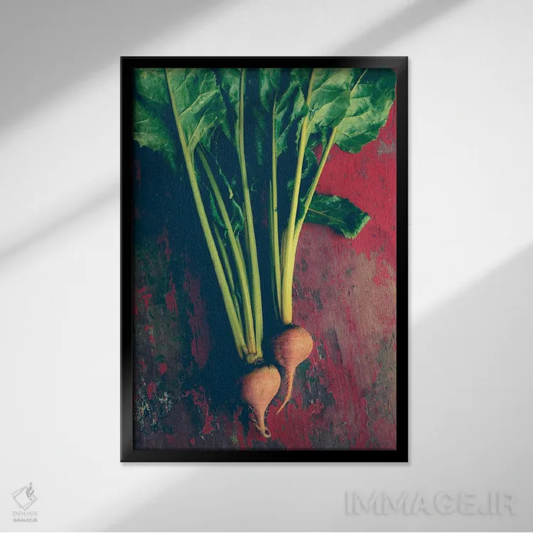 تابلو دکوراتیو از باغ تا سفره اثر اولیویا جوی سنت کلر - نمای قابدار مشکی