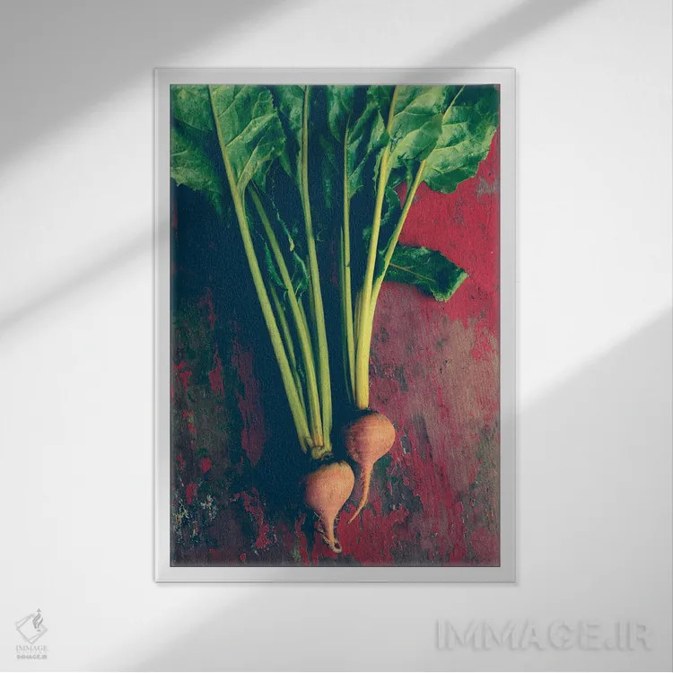 تابلو دکوراتیو از باغ تا سفره اثر اولیویا جوی سنت کلر - نمای قابدار سفید