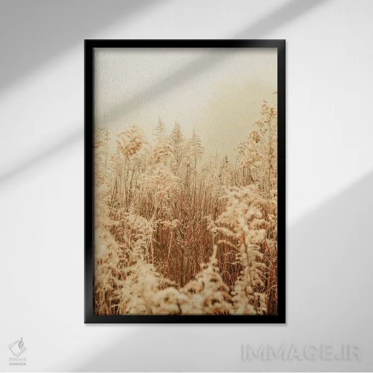 تابلو دکوراتیو زمستان شمالی I اثر اولیویا جوی سنت کلر - نمای قابدار مشکی