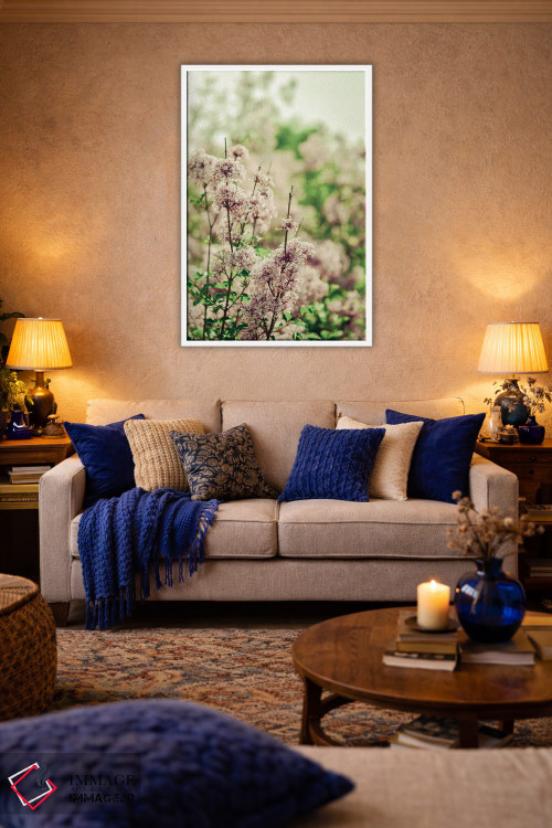 تابلو دکوراتیو آرام باش عزیزم یاسی اثر اولیویا جوی سنت کلر - D3W