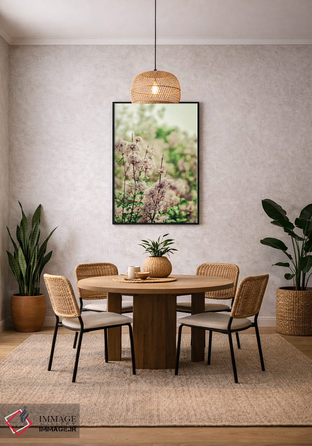 تابلو دکوراتیو آرام باش عزیزم یاسی اثر اولیویا جوی سنت کلر - D5B