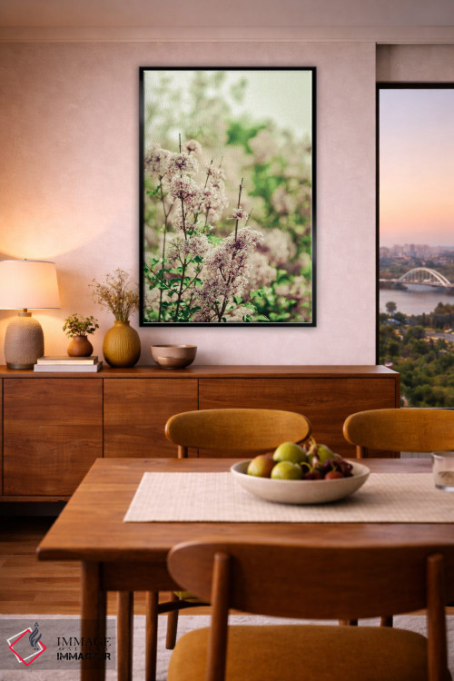 تابلو دکوراتیو آرام باش عزیزم یاسی اثر اولیویا جوی سنت کلر - D6B