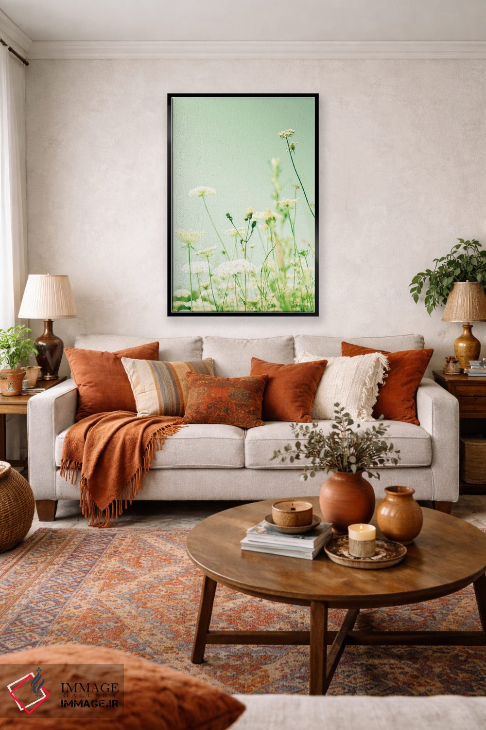 تابلو دکوراتیو دل گشاده اثر اولیویا جوی سنت کلر - D3B