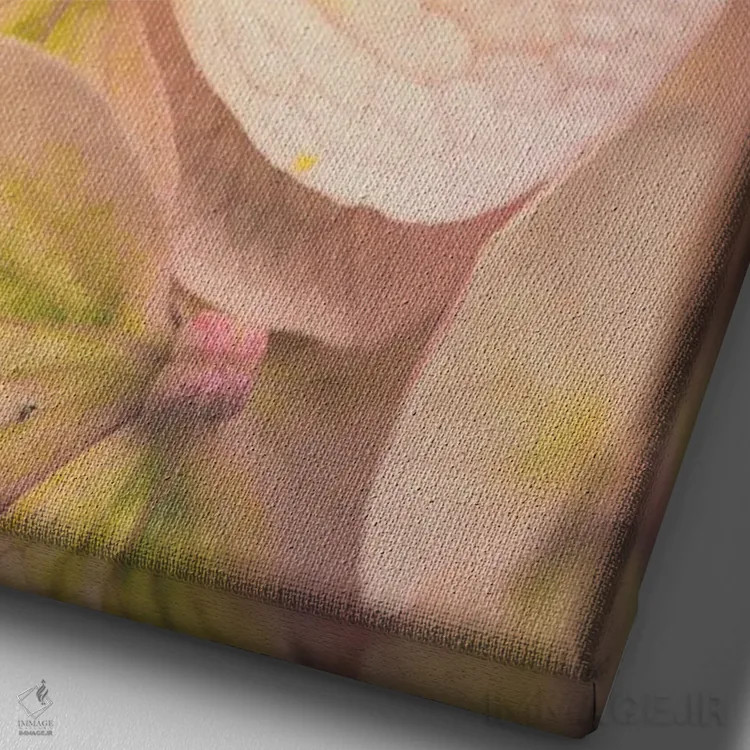 تابلو دکوراتیو ستایش ها اثر اولیویا جوی سنت کلر - نمای نزدیک بافت بوم