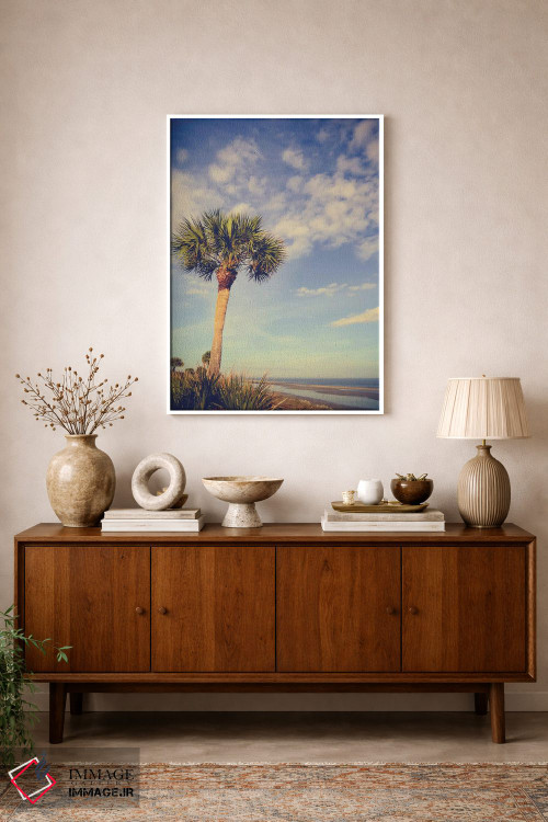 تابلو دکوراتیو بهشت نخل ها اثر اولیویا جوی سنت کلر - D1W