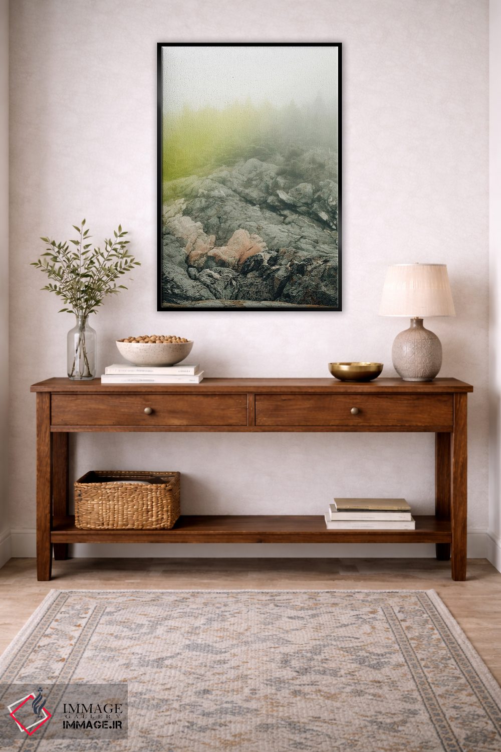 تابلو دکوراتیو صبح ساحلی اثر اولیویا جوی سنت کلر - D4B