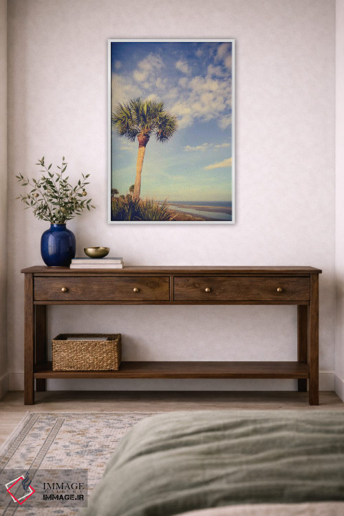 تابلو دکوراتیو بهشت نخل ها اثر اولیویا جوی سنت کلر - D4W