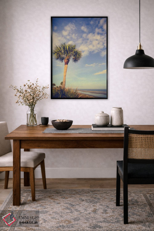 تابلو دکوراتیو بهشت نخل ها اثر اولیویا جوی سنت کلر - D5B
