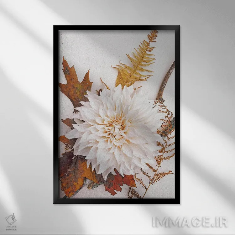 تابلو دکوراتیو حال وهوای پاییزی II اثر اولیویا جوی سنت کلر - نمای قابدار مشکی