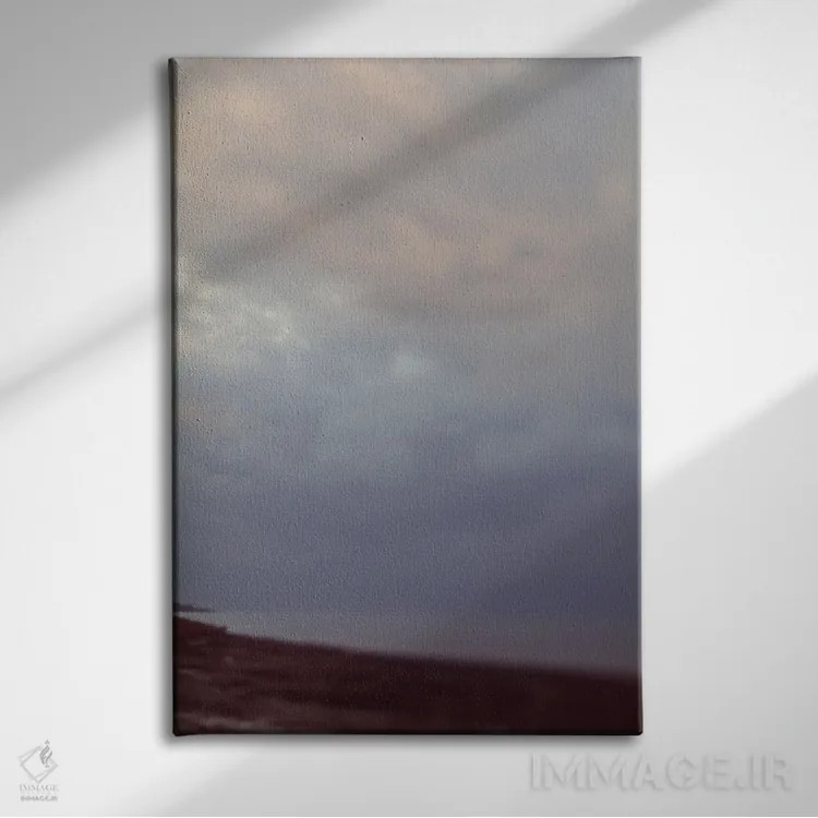 تابلو دکوراتیو طوفان در افق اثر اولیویا جوی سنت کلر - نمای روبهرو روی دیوار