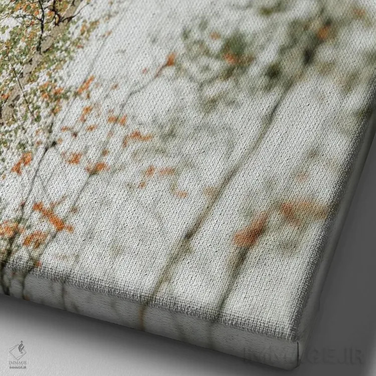 تابلو دکوراتیو سایه بان بالاسر ۲ اثر اولیویا جوی سنت کلر - نمای نزدیک بافت بوم