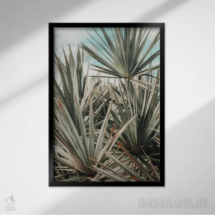 تابلو دکوراتیو صبح در ساحل اثر اولیویا جوی سنت کلر - نمای قابدار مشکی