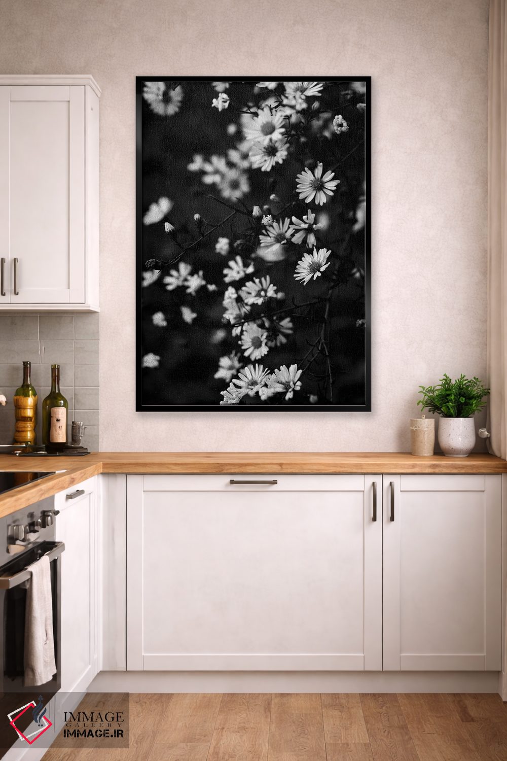 تابلو دکوراتیو بابونه های کوچک تابستانی اثر اولیویا جوی سنت کلر - D3B