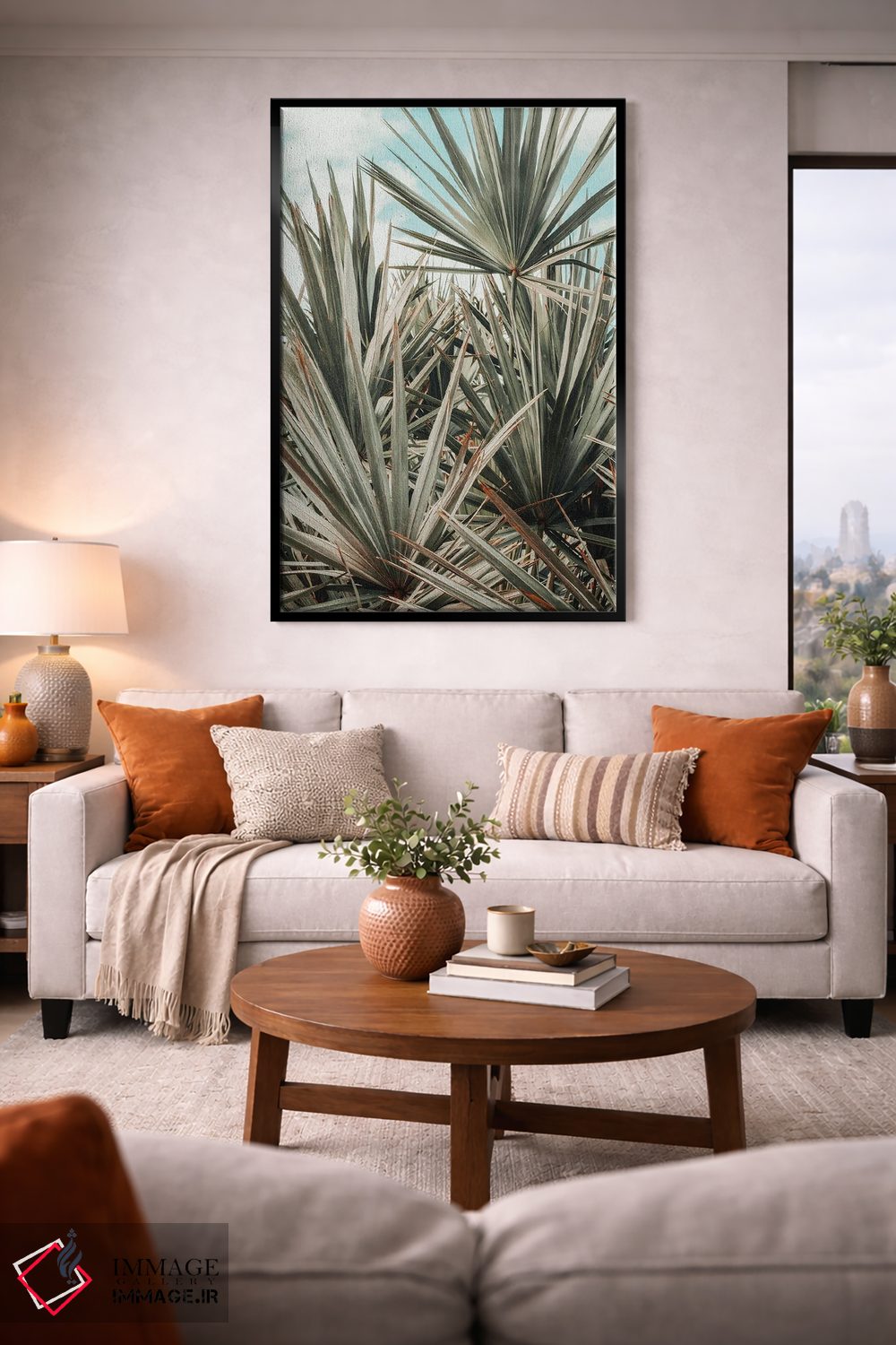 تابلو دکوراتیو صبح در ساحل اثر اولیویا جوی سنت کلر - D1B