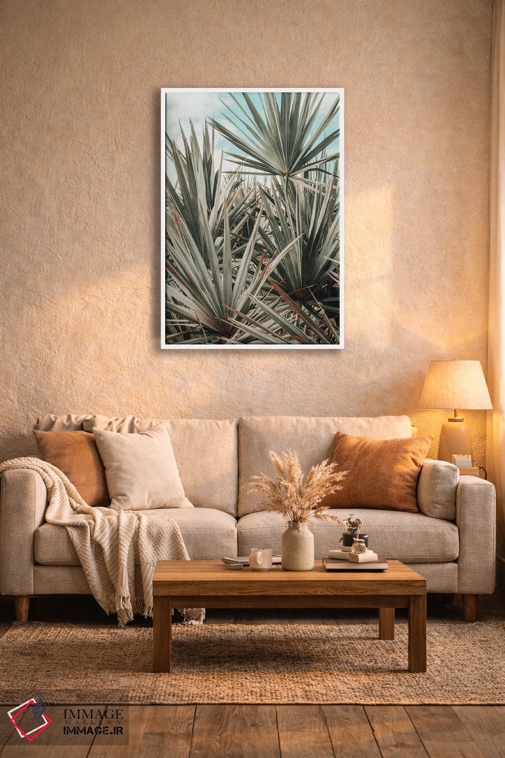 تابلو دکوراتیو صبح در ساحل اثر اولیویا جوی سنت کلر - D3W