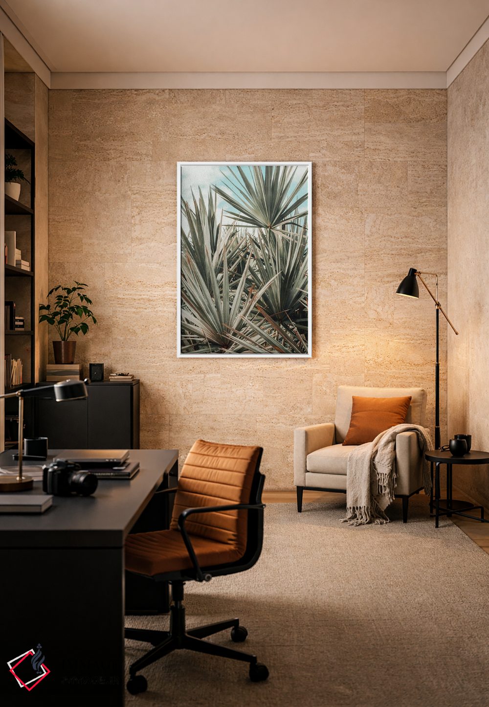 تابلو دکوراتیو صبح در ساحل اثر اولیویا جوی سنت کلر - D5W