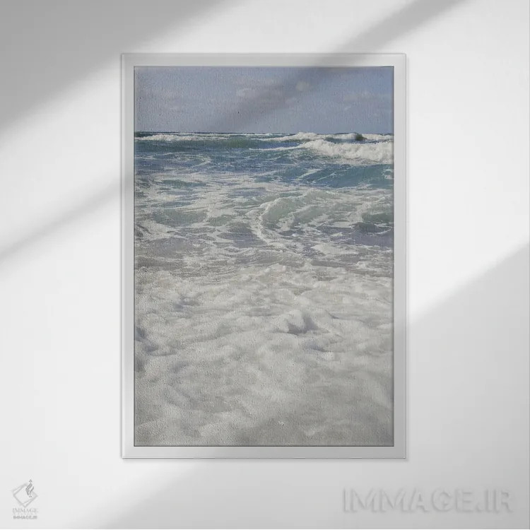 تابلو دکوراتیو جای خوشبختی اثر اولیویا جوی سنت کلر - نمای قابدار سفید