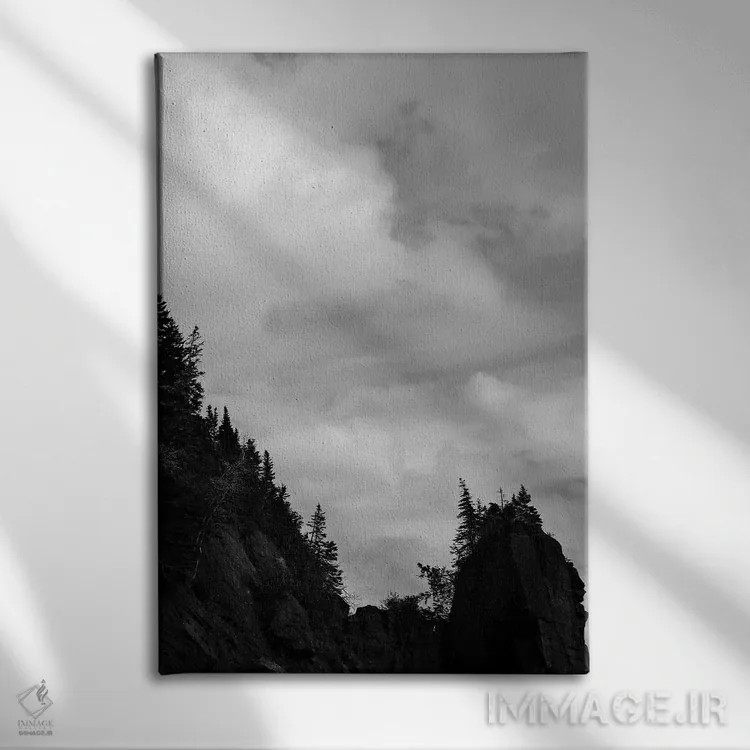 تابلو دکوراتیو نمای چشمگیر اثر اولیویا جوی سنت کلر - نمای روبهرو روی دیوار