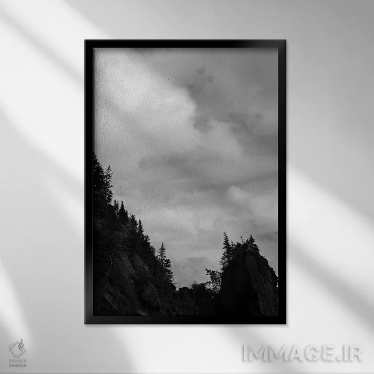 تابلو دکوراتیو نمای چشمگیر اثر اولیویا جوی سنت کلر - نمای قابدار مشکی