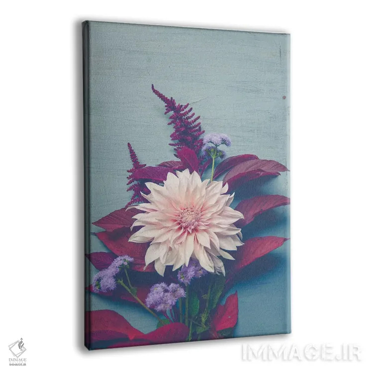 تابلو دکوراتیو گل های پاییزی اثر اولیویا جوی سنت کلر - نمای پرسپکتیو محصول