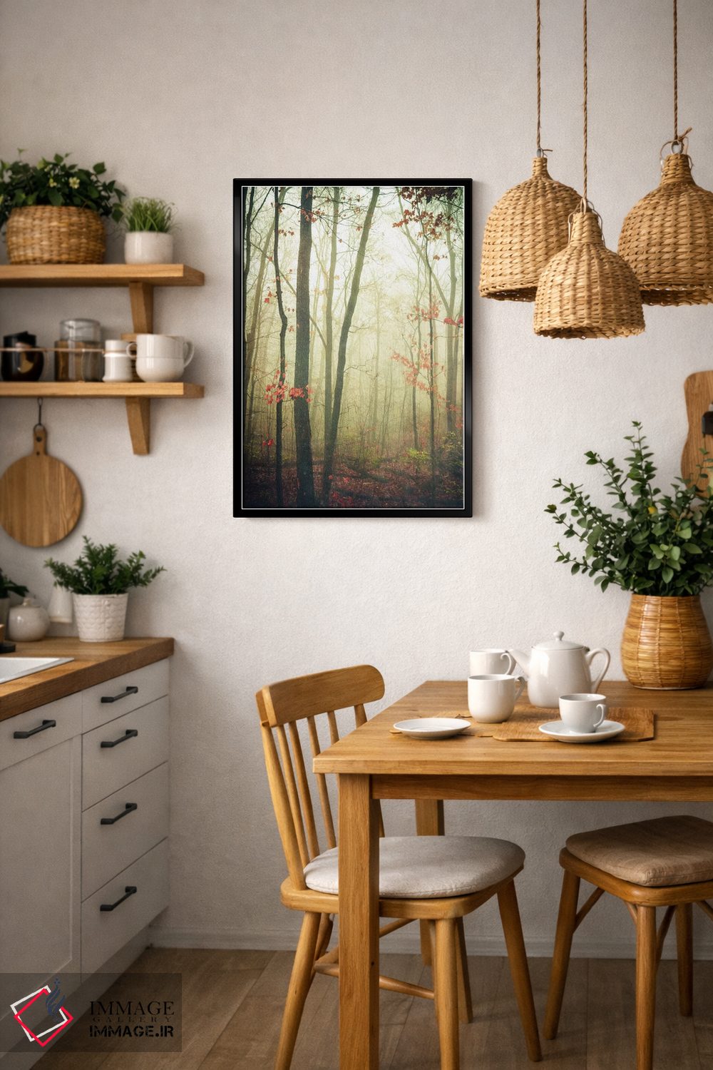 تابلو دکوراتیو Dark, And Deep" اثر اولیویا جوی سنت کلر - D6B