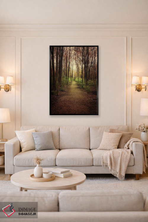 تابلو دکوراتیو پرسه در جنگل اثر اولیویا جوی سنت کلر - D5B