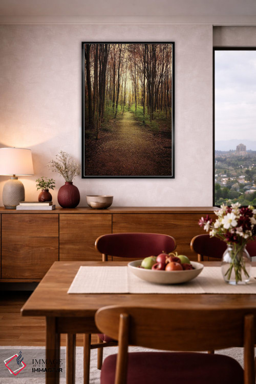 تابلو دکوراتیو پرسه در جنگل اثر اولیویا جوی سنت کلر - D6B