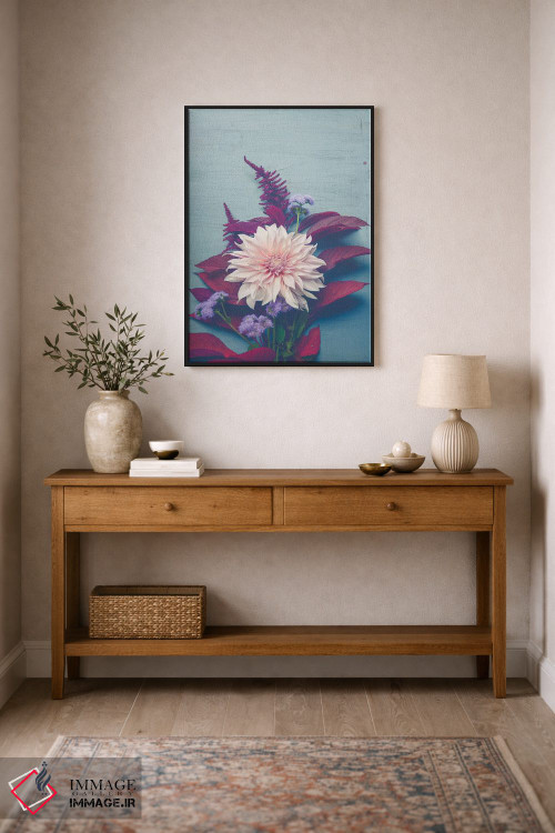 تابلو دکوراتیو گل های پاییزی اثر اولیویا جوی سنت کلر - D2B