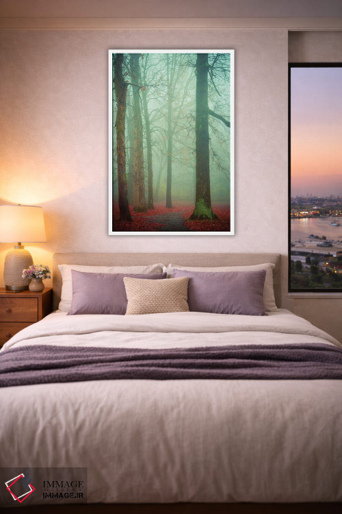 تابلو دکوراتیو مه پاییزی اثر اولیویا جوی سنت کلر - D3W