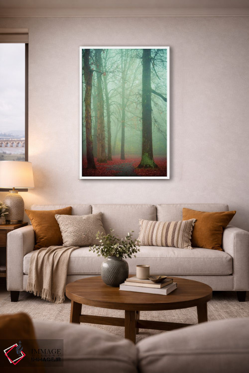 تابلو دکوراتیو مه پاییزی اثر اولیویا جوی سنت کلر - D2W