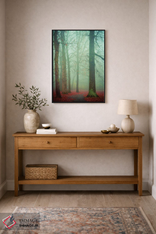 تابلو دکوراتیو مه پاییزی اثر اولیویا جوی سنت کلر - D1B