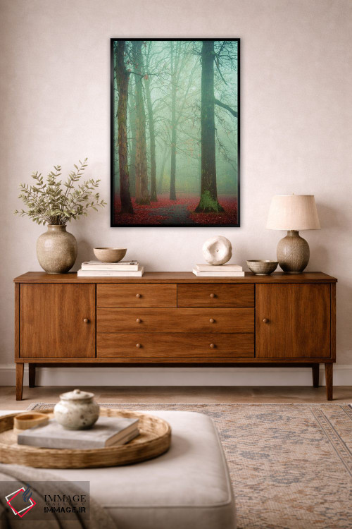 تابلو دکوراتیو مه پاییزی اثر اولیویا جوی سنت کلر - D4B