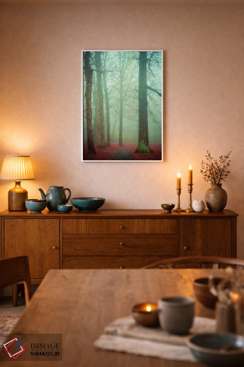 تابلو دکوراتیو مه پاییزی اثر اولیویا جوی سنت کلر - D6W