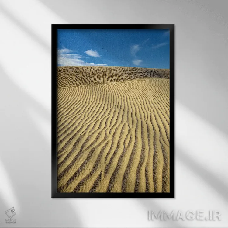 تابلو دکوراتیو California, Death Valley, Ripples in the sand, Mesquite Flat S… اثر کوین اوک - نمای قابدار مشکی