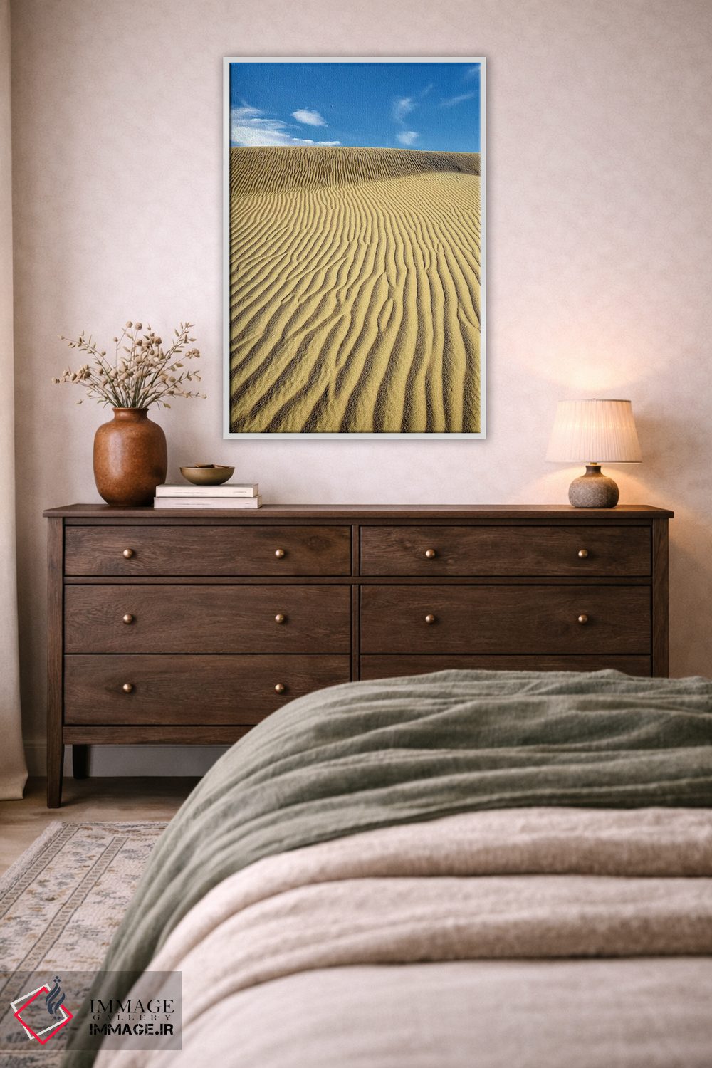 تابلو دکوراتیو California, Death Valley, Ripples in the sand, Mesquite Flat S… اثر کوین اوک - D1W