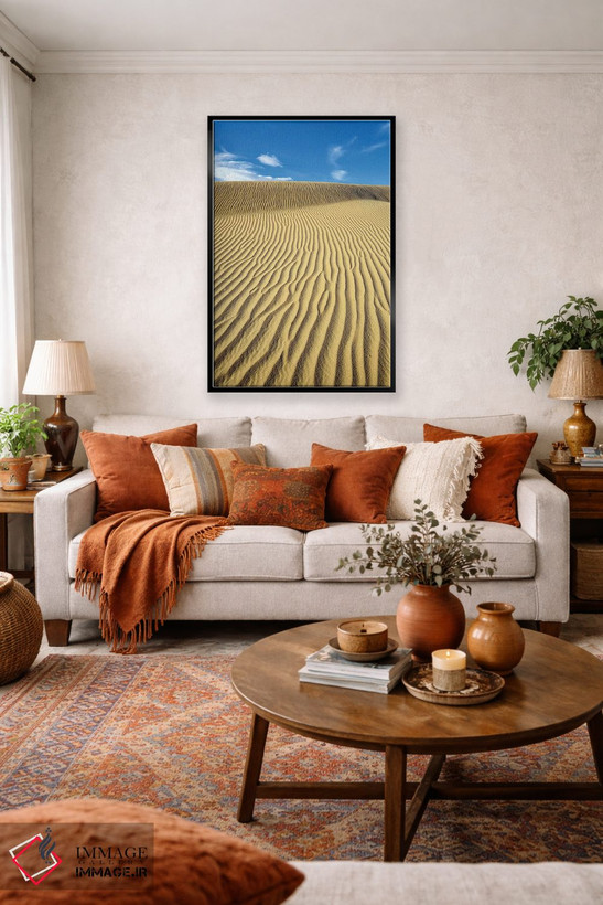 تابلو دکوراتیو California, Death Valley, Ripples in the sand, Mesquite Flat S… اثر کوین اوک - D4B