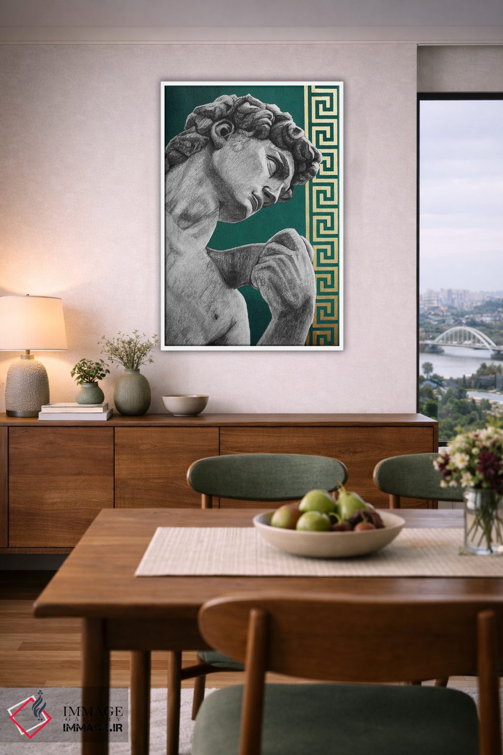 تابلو دکوراتیو داوود اثر اولگ کازناچیف - D6W