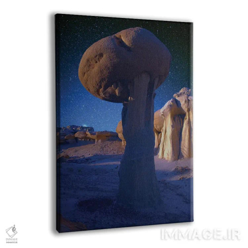 تابلو دکوراتیو دره رویاها، نیومکزیکو، بیستی بدلندز اثر اولنا آرت - نمای پرسپکتیو محصول