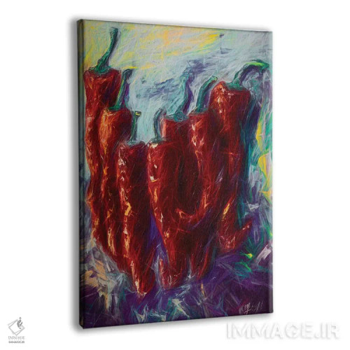 تابلو دکوراتیو مه گلی اثر اولنا آرت - نمای پرسپکتیو محصول